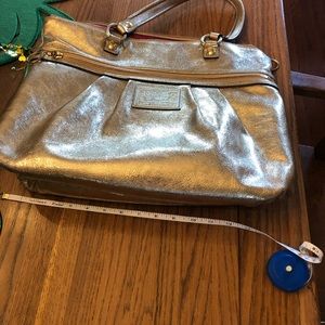 Coach gold purse